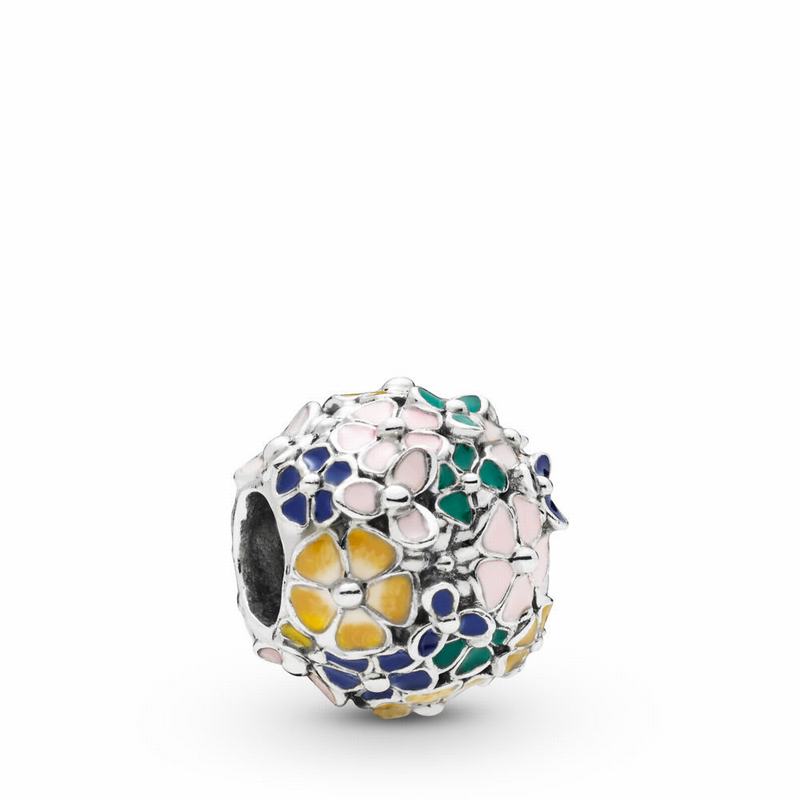 Pandora Classic Flower Arrangement Charm Silver Egypt NF6978153